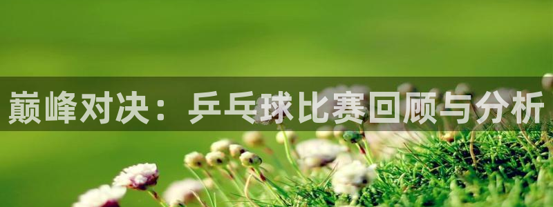 意昂2意昂2平台：巅峰对决：乒乓球比